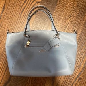 Light blue Coach bag